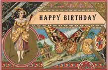 "Butterfly Birtday Greeting"